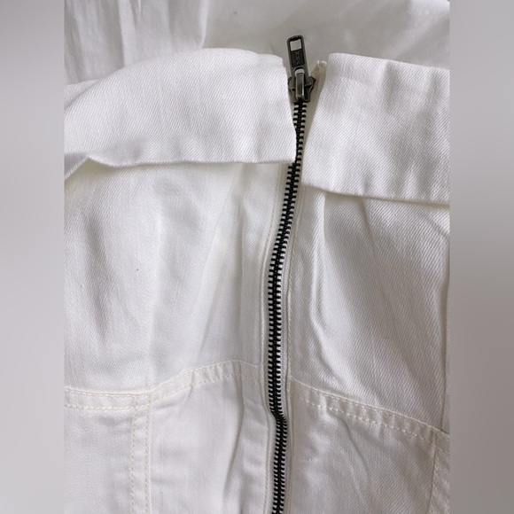 Anthropologie Pilcro Strapless Twofer Midi Dress size S ivory color new nwt - Picture 5 of 6